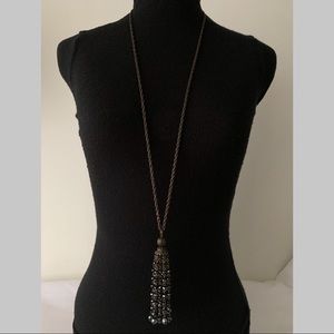 Club Monaco Long Tassel Necklace
